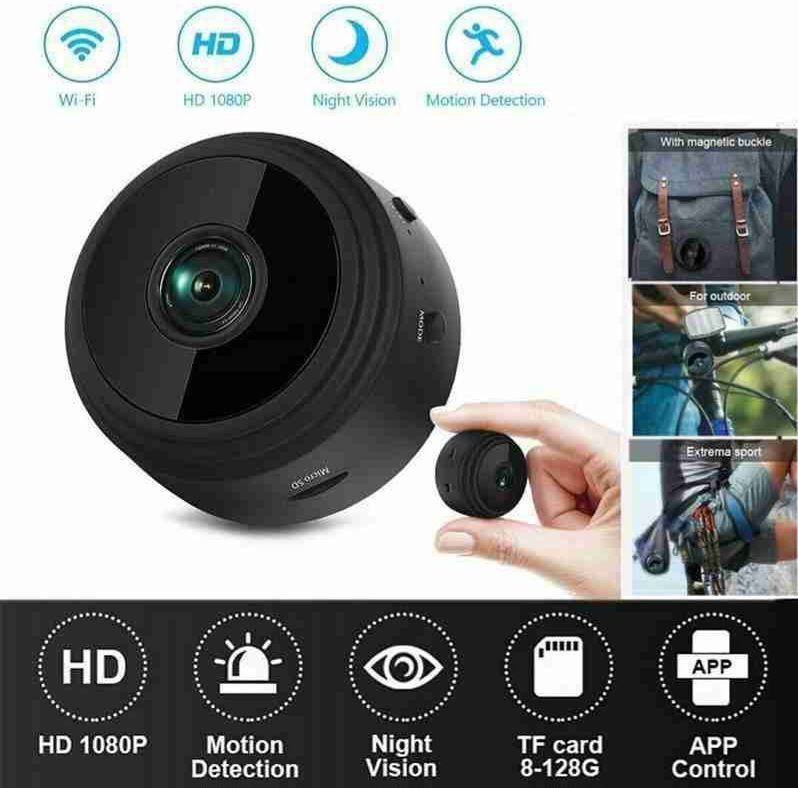 Mini camara espia magnetica full hd 4k ultra vision📹