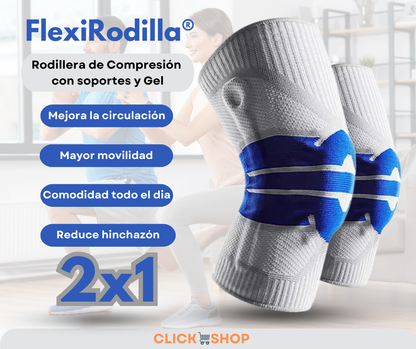 FlexiRodilla – Rodillera de Compresión con Gel y Soportes