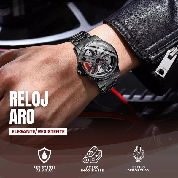 ⌚ Reloj Rin Deportivo 🏎️ - Acero Inoxidable 💥 | Estilo Racing Elegante 🏁