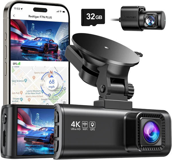 AutoPilot Cam 360 🚗📹 Cámara Frontal y Trasera 4K