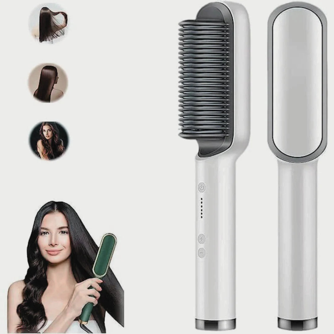 "GlowCharm™ – Tu Estilo, Tu Brillo" - Alisador 2 en 1