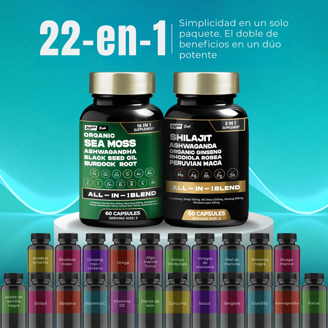 COMBO SHILAJIT Y SEA MOSS