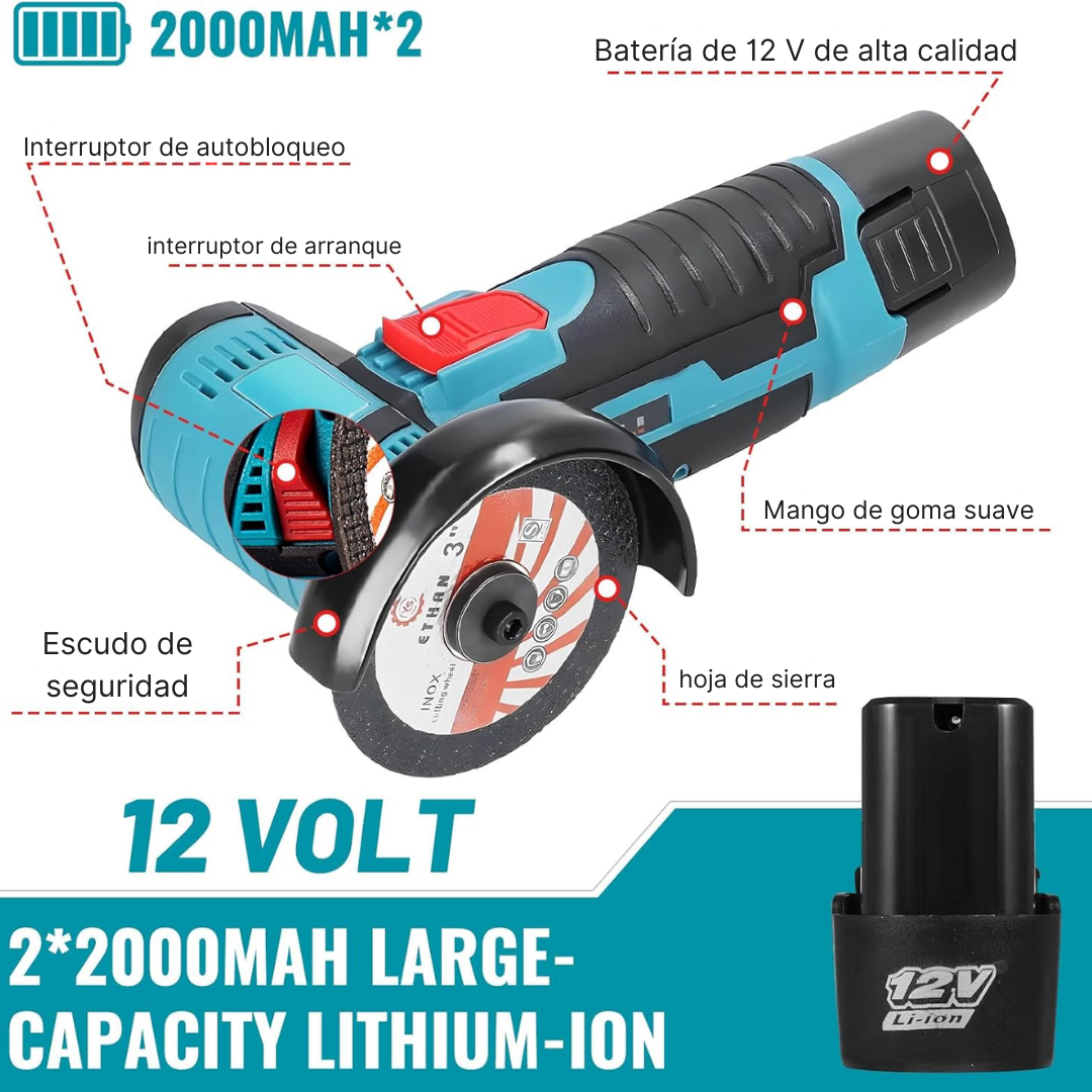 AMOLADORA INALÁMBRICA - MAKITA