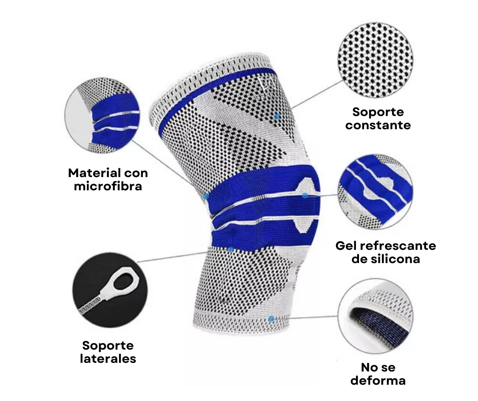 FlexiRodilla – Rodillera de Compresión con Gel y Soportes