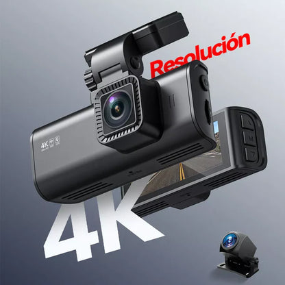 AutoPilot Cam 360 🚗📹 Cámara Frontal y Trasera 4K
