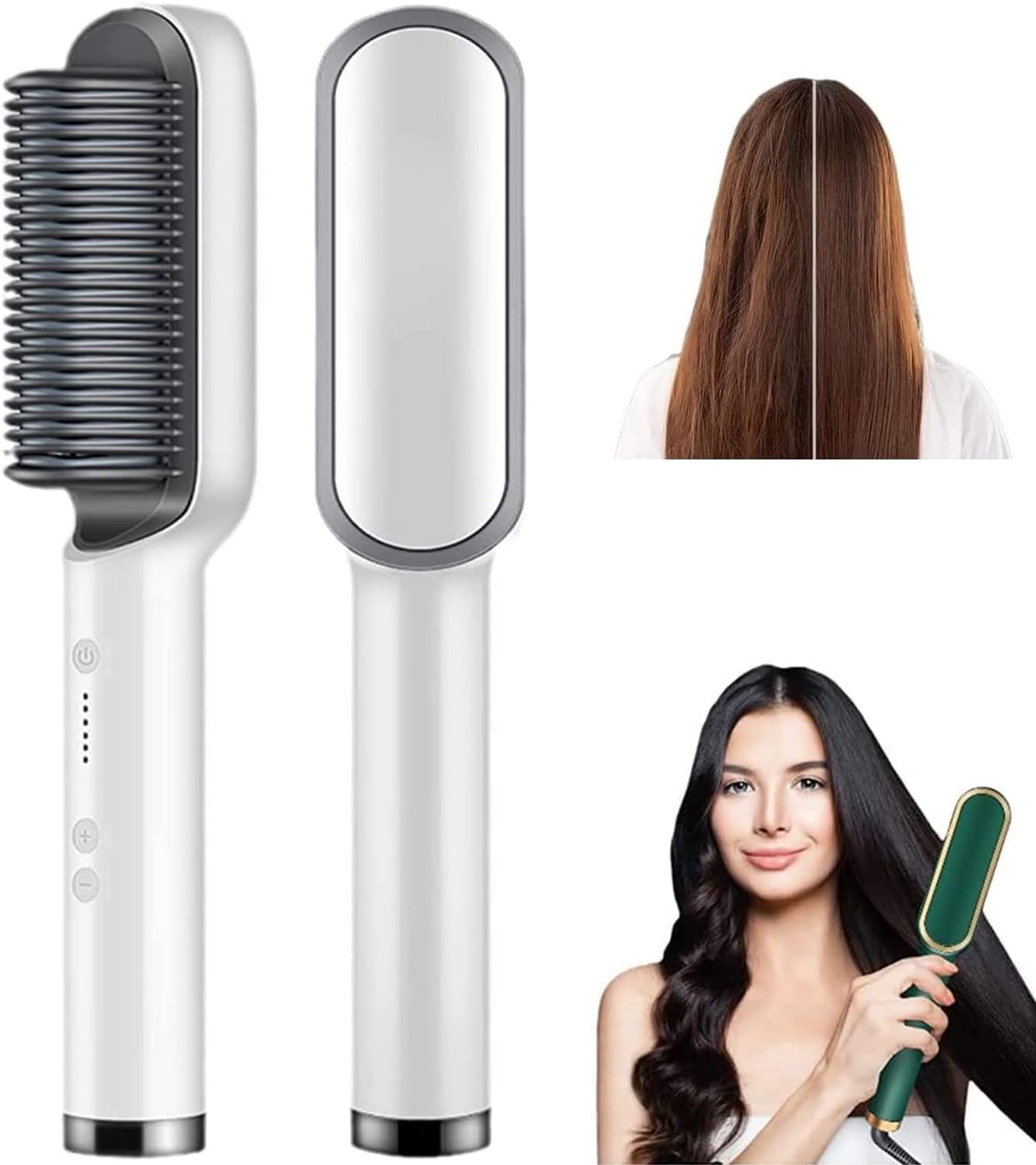 "GlowCharm™ – Tu Estilo, Tu Brillo" - Alisador 2 en 1