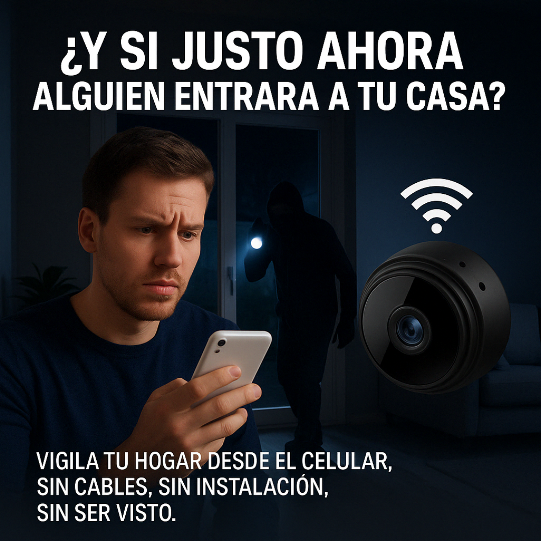 Mini camara espia magnetica full hd 4k ultra vision📹