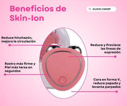 Skin-ion™ | Masajeador Facial con Microcorriente y Tecnología Reafirmante