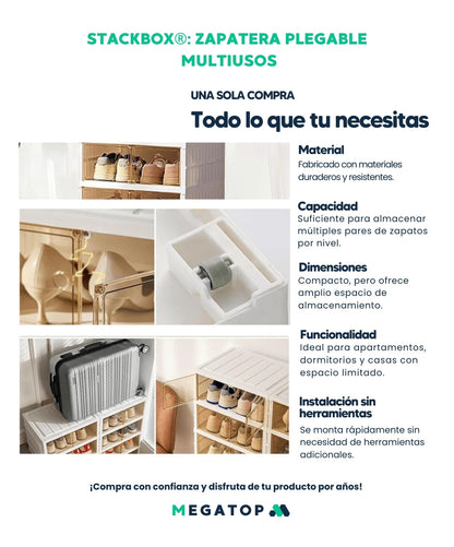 Zapatera Plegable multiusos