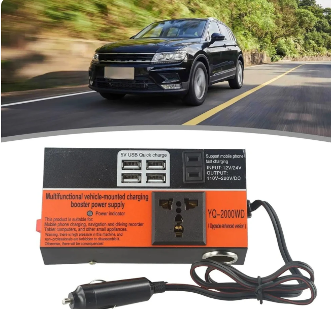 AUTOPOWER 360 - INVERSOR DE CORRIENTE🚗🔌