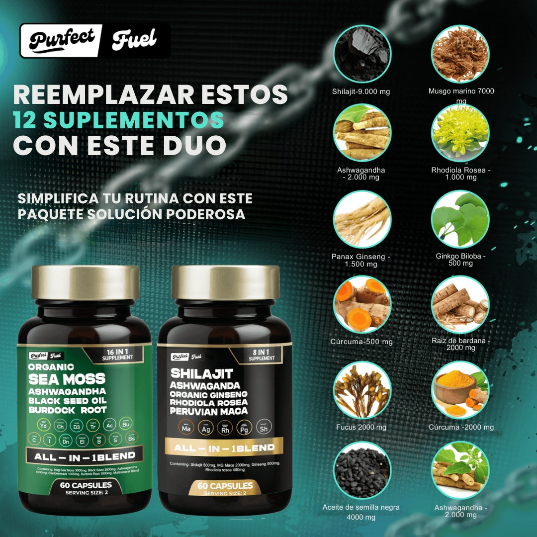 COMBO SHILAJIT Y SEA MOSS