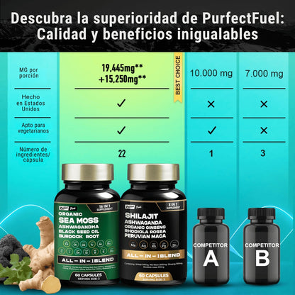 COMBO SHILAJIT Y SEA MOSS