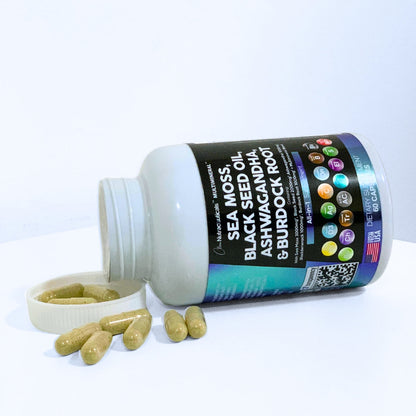 SEA MOSS XTREME – Aumenta Energía, Quema Grasa y Define Músculo | Fórmula con Ashwagandha