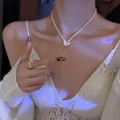 Collar Mariposa 💎 Joya | Placado en ORO 14K