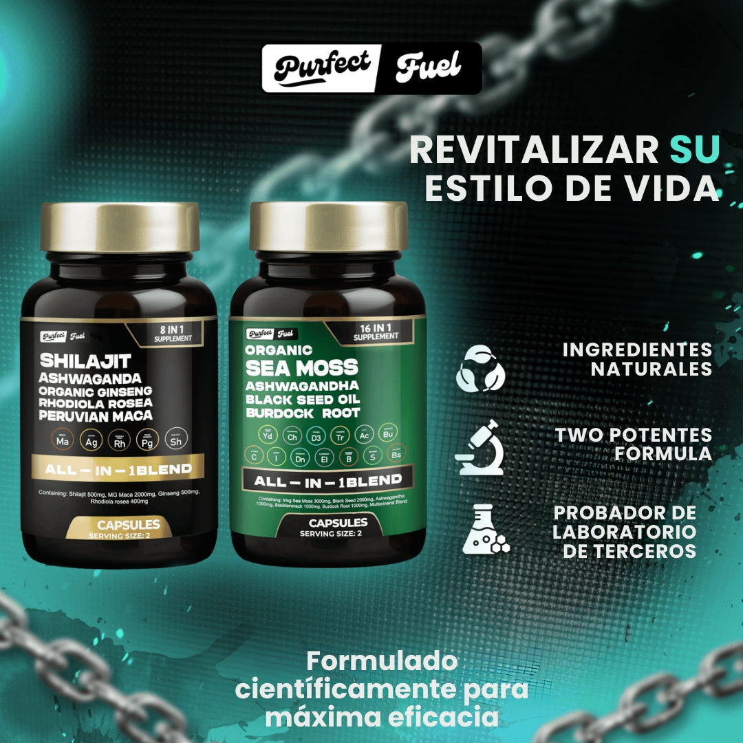 COMBO SHILAJIT Y SEA MOSS