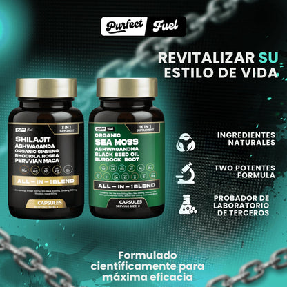 COMBO SHILAJIT Y SEA MOSS