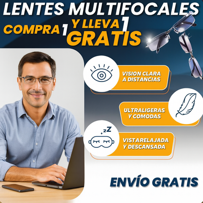 2x1 Lentes Multifocales - MAXVISION👓Compra 1 Recibe 2