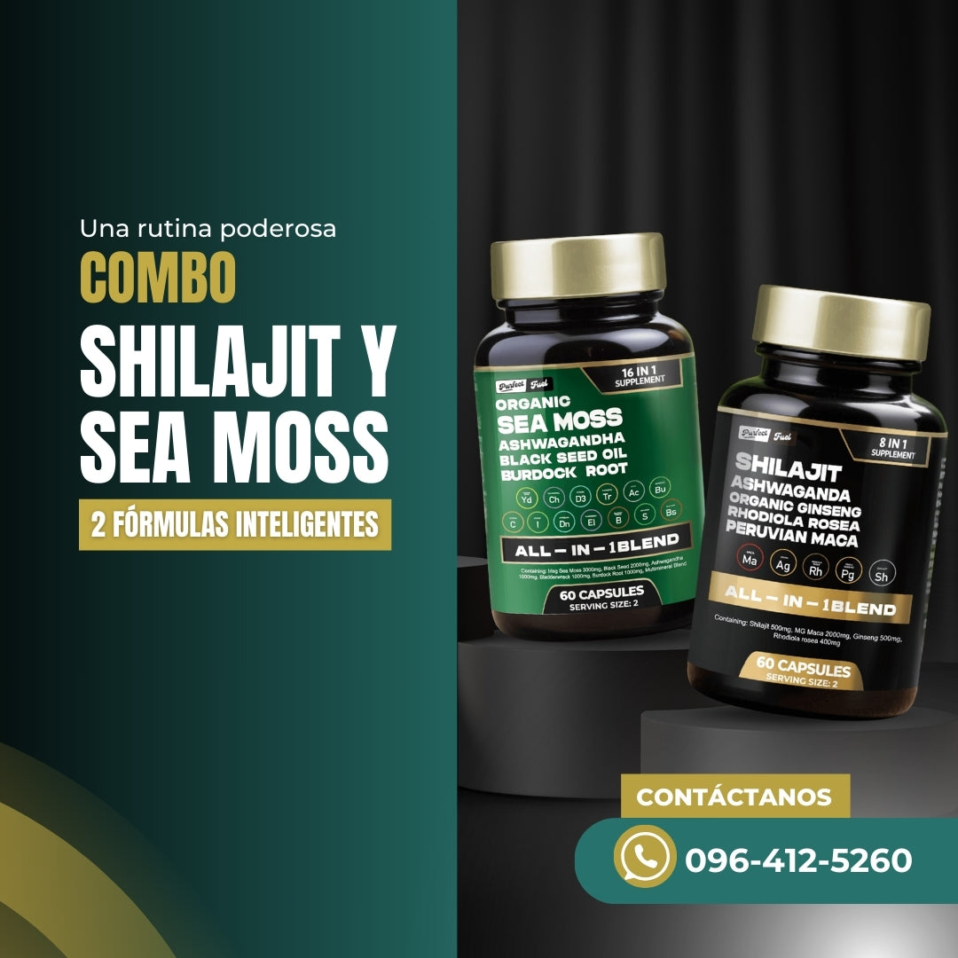 COMBO SHILAJIT Y SEA MOSS