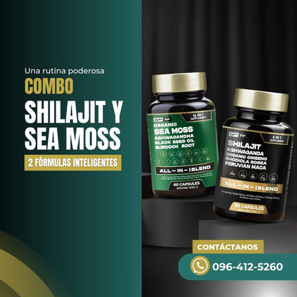 COMBO SHILAJIT Y SEA MOSS